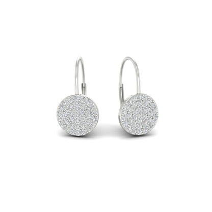 Diamond Disc Drop Earring Fascinating Diamonds