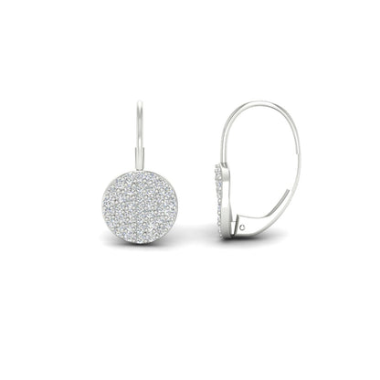 Diamond Disc Drop Earring Fascinating Diamonds