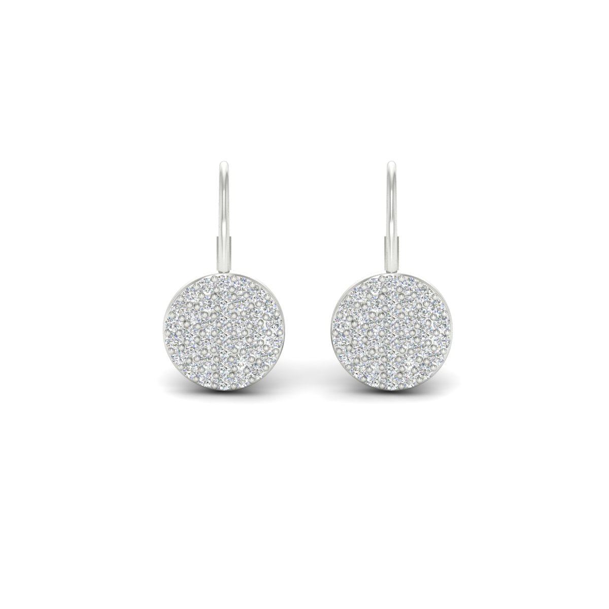 Diamond Disc Drop Earring Fascinating Diamonds