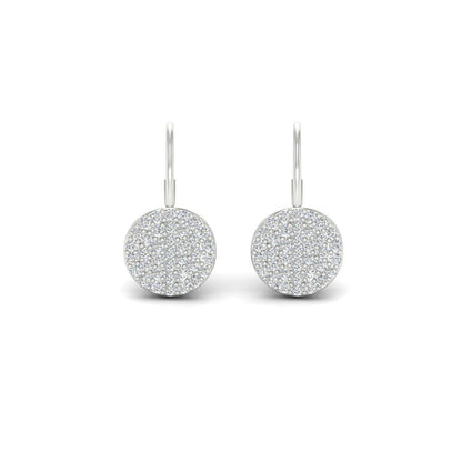 Diamond Disc Drop Earring Fascinating Diamonds