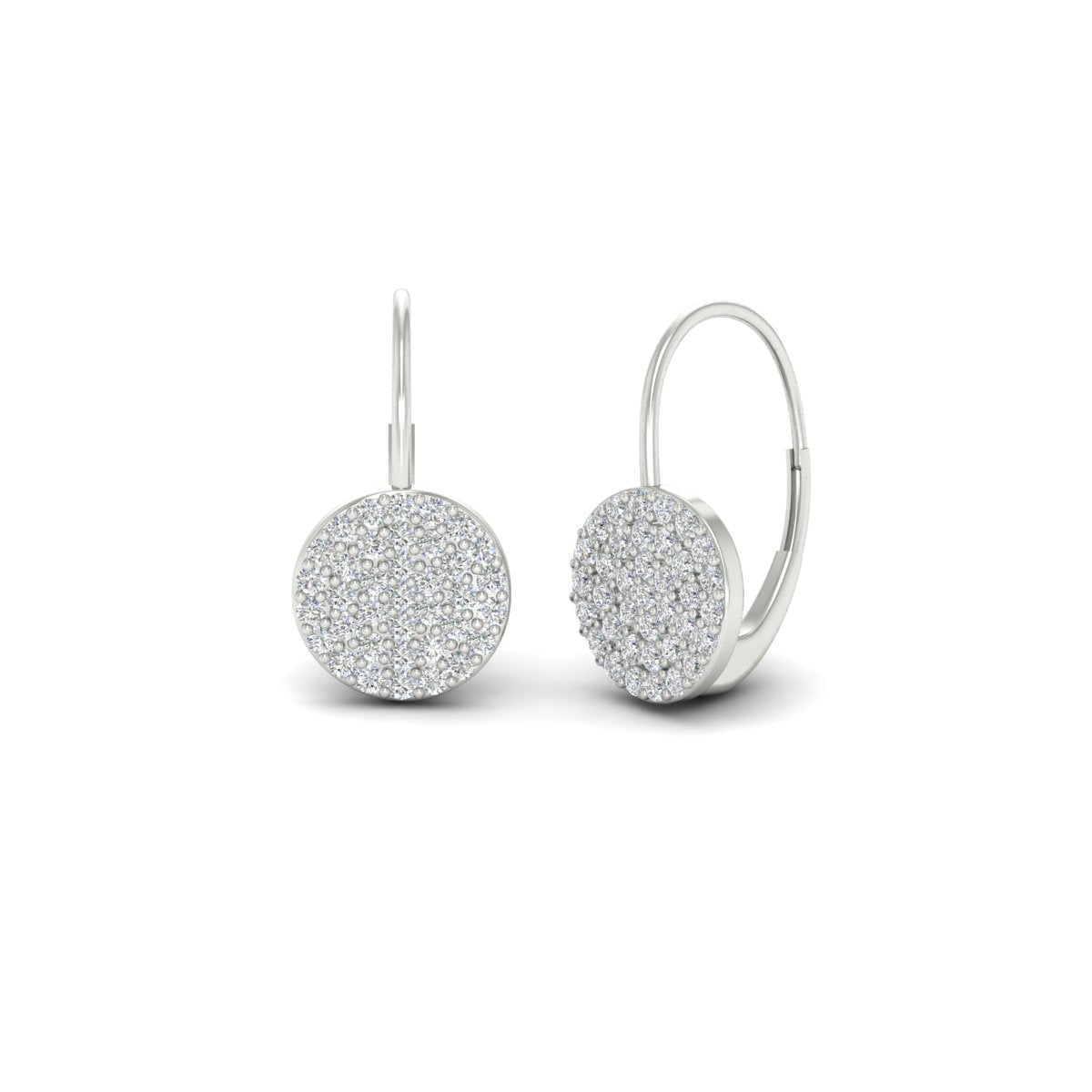 Diamond Disc Drop Earring Fascinating Diamonds