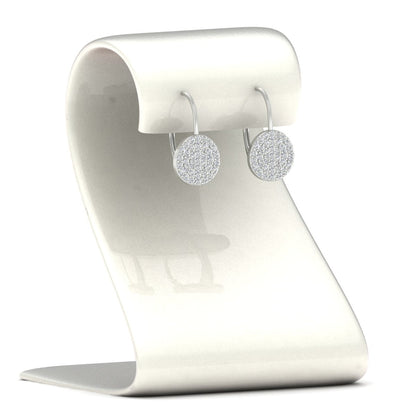 Diamond Disc Drop Earring Fascinating Diamonds