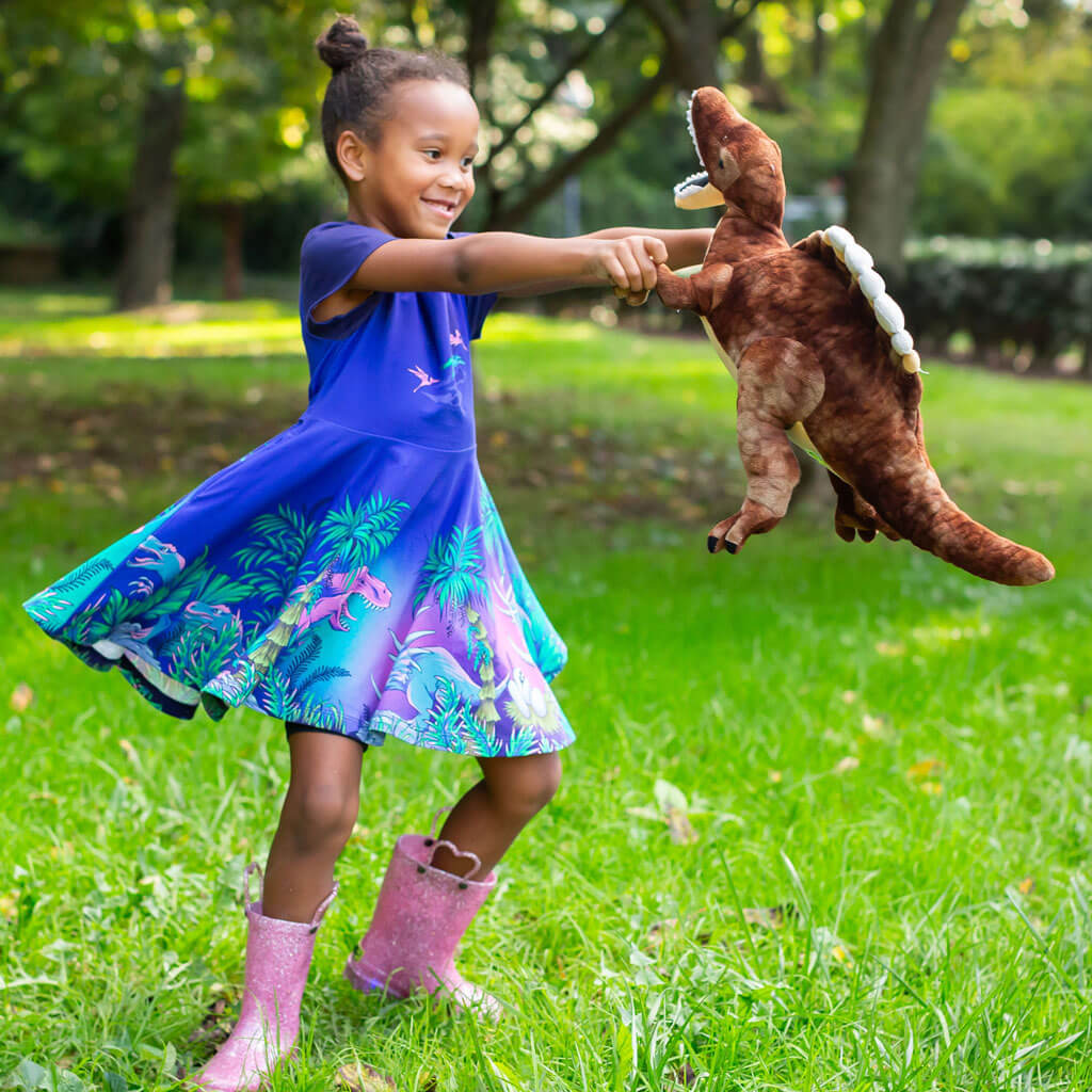 Dinosaurs Busy Dress with Pockets Princess Awesome & Boy Wonder