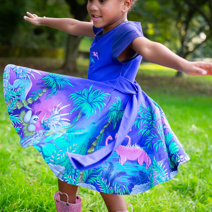 Dinosaurs Busy Dress with Pockets Princess Awesome & Boy Wonder