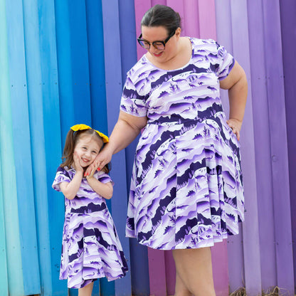 "Dinoscape" Dinosaur Wilderness Super Twirler Dress with Pockets Princess Awesome & Boy Wonder