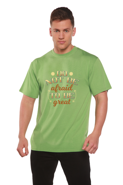 Do Not Be To Be Men's Bamboo Viscose/Organic Cotton Short Sleeve  Graphic T-Shirt Spun Bamboo