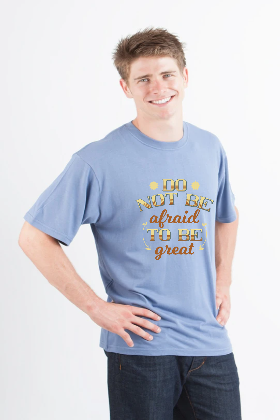 Do Not Be To Be Men's Bamboo Viscose/Organic Cotton Short Sleeve  Graphic T-Shirt Spun Bamboo