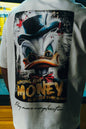Men's Oversize 'DONALD' Graphic T-Shirt - Streetwear Comic Money Tee Withinblack