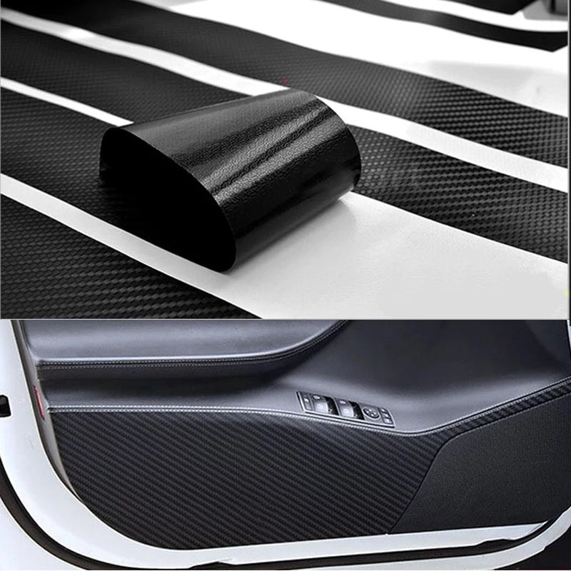 Door Kick Film for Model S | 4-Piece Set | PET Material | Scratch Protection | 2017-2021 Tesery Official Store