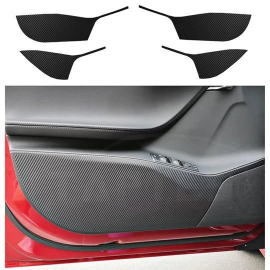 Door Kick Film for Model S | 4-Piece Set | PET Material | Scratch Protection | 2017-2021 Tesery Official Store