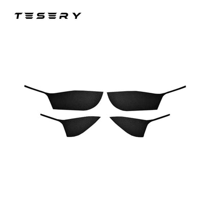 Door Kick Film for Model S | 4-Piece Set | PET Material | Scratch Protection | 2017-2021 Tesery Official Store