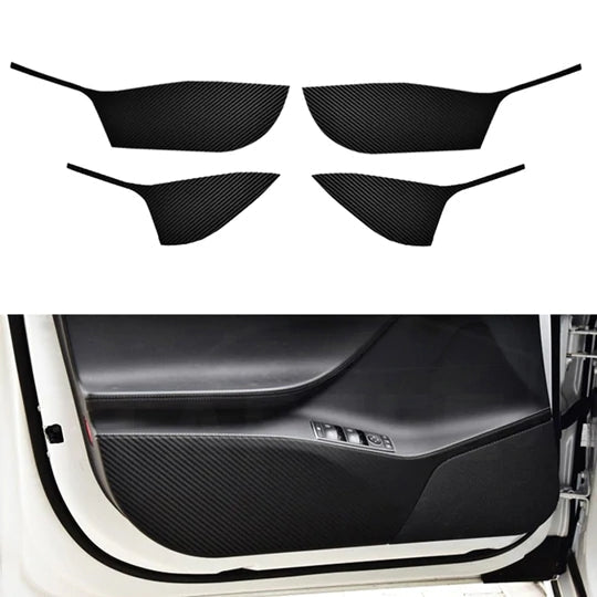 Door Kick Film for Model S | 4-Piece Set | PET Material | Scratch Protection | 2017-2021 Tesery Official Store