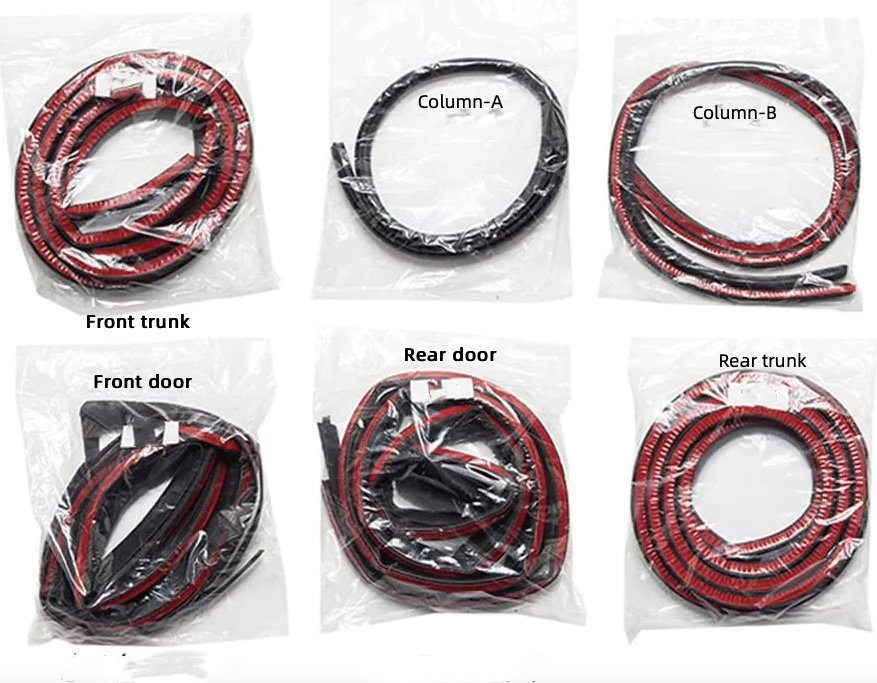 EPDM Door Seal Kit for Model Y | 8-Piece Full-Body | Noise Reduction | Weatherproof Tesery Official Store