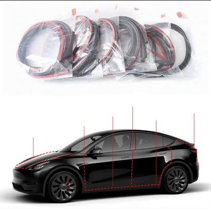 EPDM Door Seal Kit for Model Y | 8-Piece Full-Body | Noise Reduction | Weatherproof Tesery Official Store