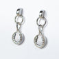 Dorado - Horseshoe Coin Earring in Silver Urban-Equestrian