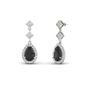 Double Drop Pear Halo Earring Fascinating Diamonds