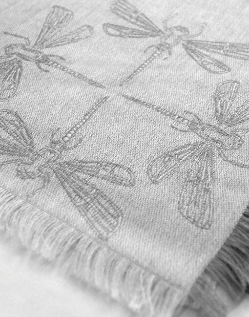 Dragonfly Baby Alpaca and Silk Shawl Purely Alpaca
