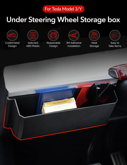 Driver Side Dash Panel Storage Box for Tesla Model Y/3 Tesery Official Store