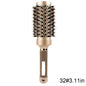 Round Brush For Blow Drying; Nano Thermal Ceramic & Ionic Tech Hair Brush With Boar Bristles; Professional Round Barrel Brush For Styling; Curling And Straightening New Era Fashion LLc