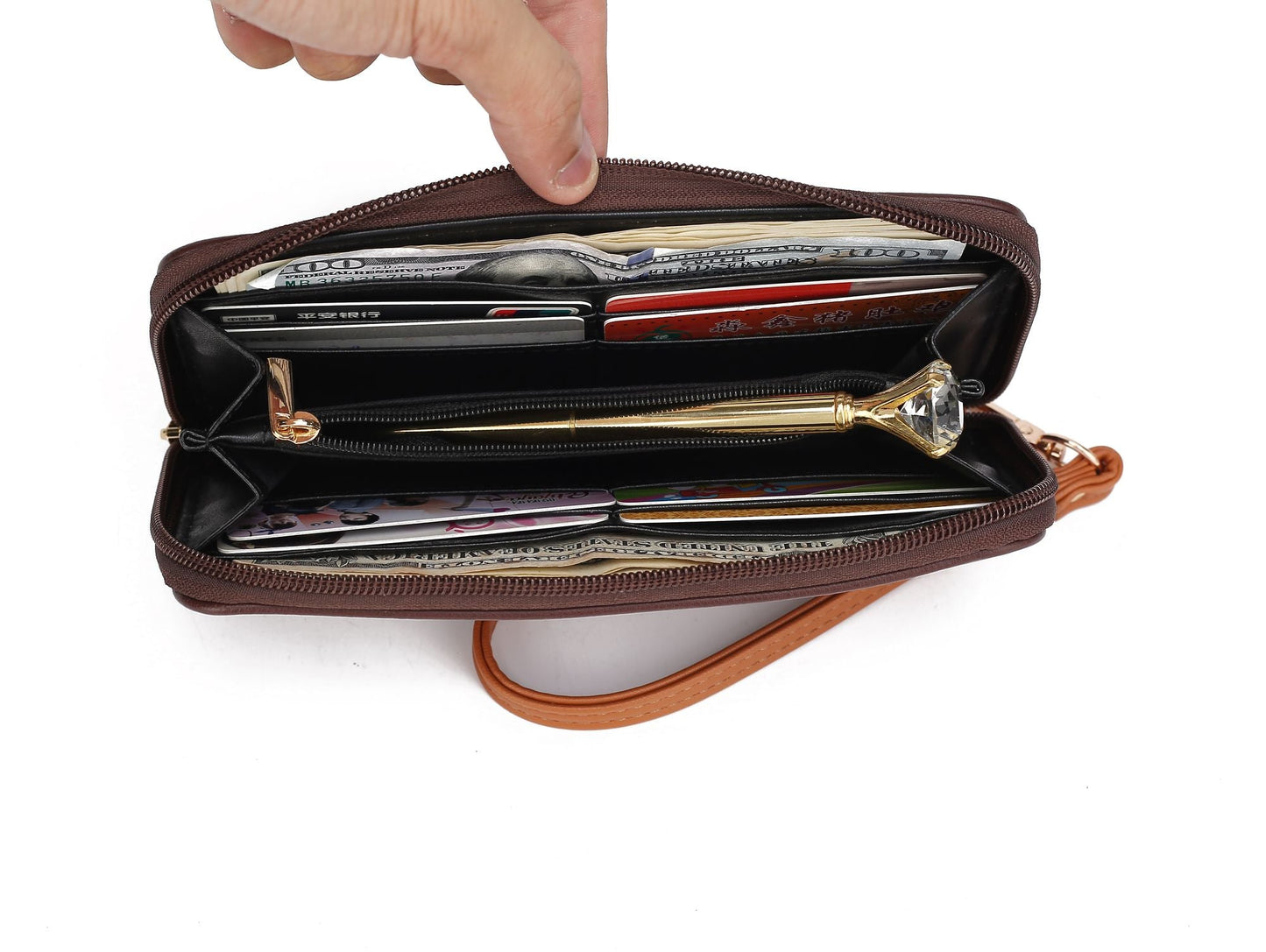 MKF Collection Candice Color Block Bucket Handbag with matching Wallet by Mia K New Era Fashion LLc