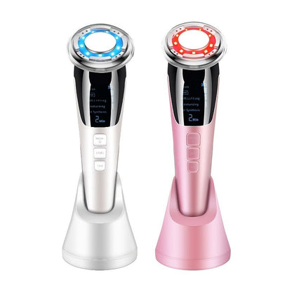 EMS Micro Current Beauty Instrument Hot And Cold Photon Rejuvenation Facial Beauty Device Anti-Aging Whitening Skin Care New Era Fashion LLc