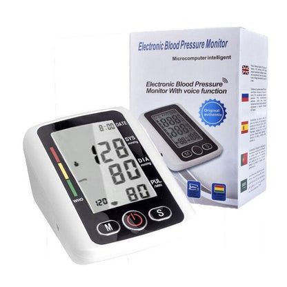 Wireless Digital Blood Pressure Monitor with LCD Display & Voice Alerts for Accurate Readings at Home New Era Fashion LLc
