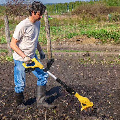20V Cordless Tiller Cultivator, 250RPM Electric Garden Tiller Depth Garden Rototiller for Lawn/Gardening/Soil Cultivation New Era Fashion LLc
