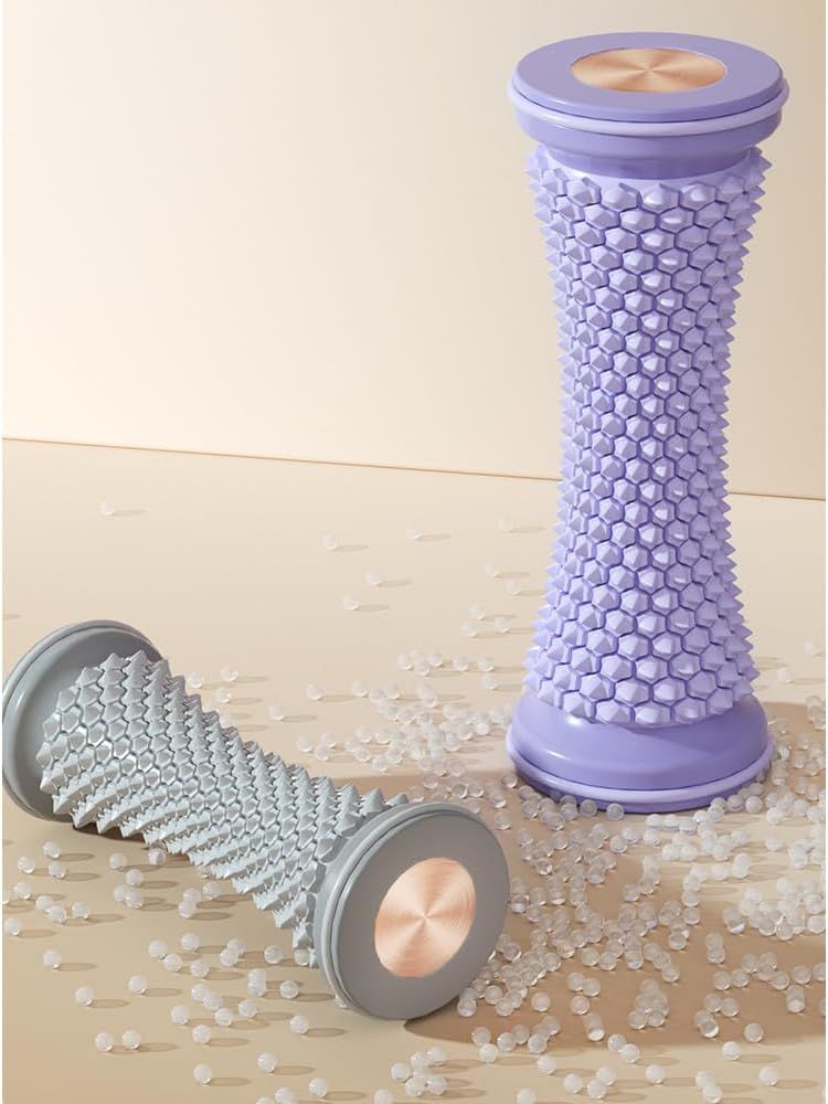 Foot Massage Roller Manual Trainer for Relieve Plantar Fasciitis Heel & Foot Arch Pain and Deep Tissue Massage Multi-Functional Feet Massages Trigger Point Therapy Reflexology Tool New Era Fashion LLc