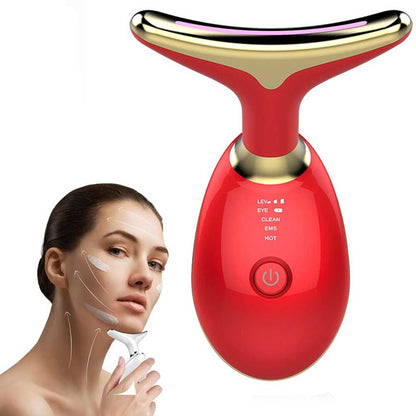 Neck Face Massager Face Sculpting Tool 3 Colour Modes and Vibration for Facial Massager for Double Chin New Era Fashion LLc