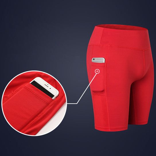 All Seasons Yoga Shorts Stretchable With Phone Pocket New Era Fashion LLc