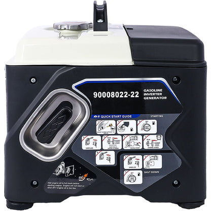 Portable Inverter Generator,1200W ultra-quiet gas engine, EPA Compliant, Eco-Mode Feature, Ultra Lightweight for Backup Home Use & Camping New Era Fashion LLc