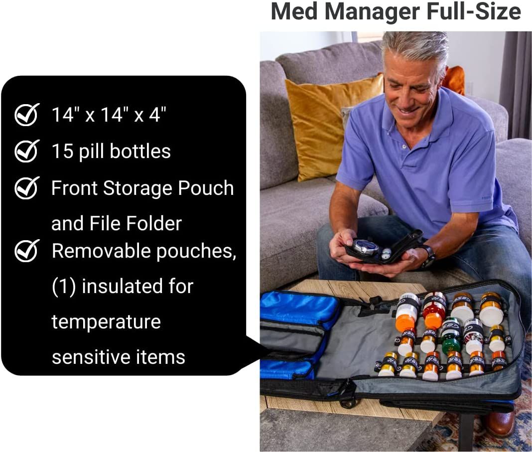 Medium Portable Medical Binder / Organizer New Era Fashion LLc