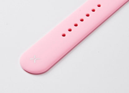 White Silicone Watch Band Made for Apple Watch - Large (42/44/45/49mm) New Era Fashion LLc