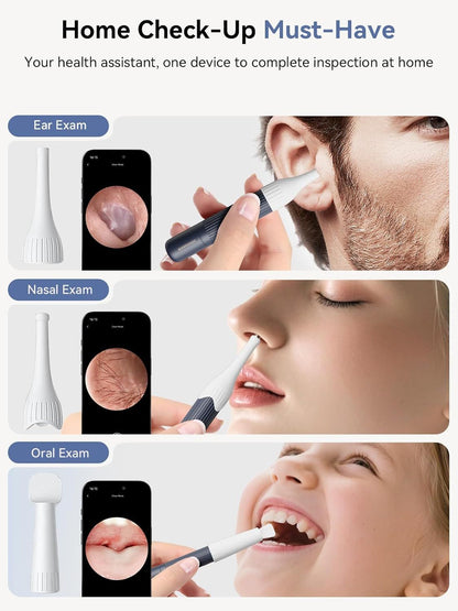 I35R Ear Cleaner with Flexible Ear Camera Otoscope - Visual Ear Pick Tweezers Wax Remover - Ear Cleaning Kit for Family New Era Fashion LLc