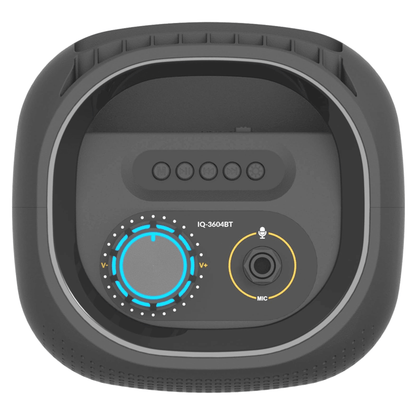 IQ Sound 2 x 4-Inch Portable Bluetooth TWS LED Speaker New Era Fashion LLc