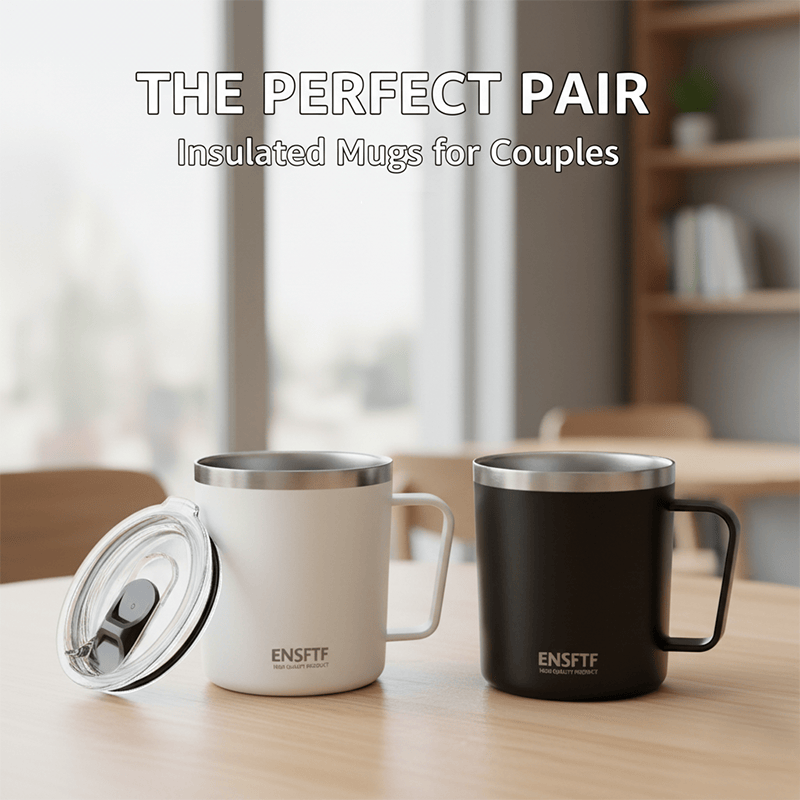 Insulated Stainless Steel Coffee Mug with Leak-Proof Lid – Reusable Office/Trave New Era Fashion LLc