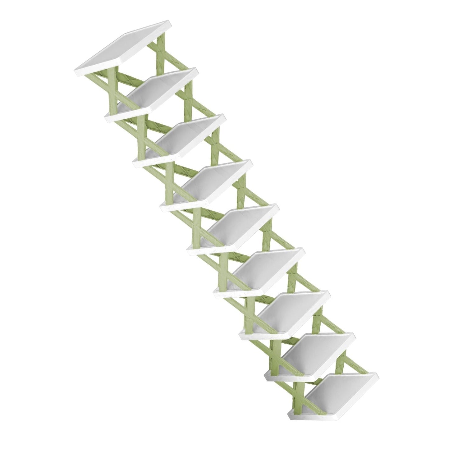 9Tier Narrow Entryway Shoe Rack Plastic Vertical Shoe Organizer Space Saving Free Standing Shoes Storage Shelf Closet Hallway New Era Fashion LLc