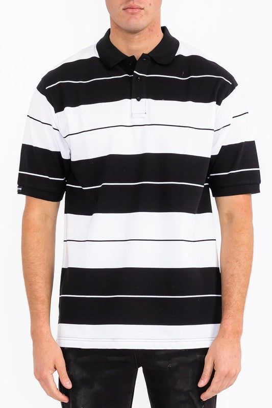 Old School Pique Polo Shirt New Era Fashion LLc