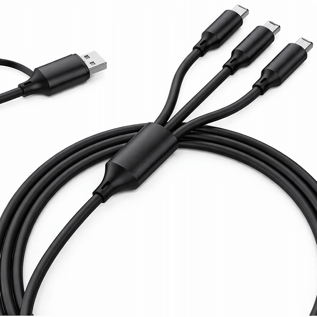 3P Experts Bold Dual  4 N 1 Charging Cable New Era Fashion LLc