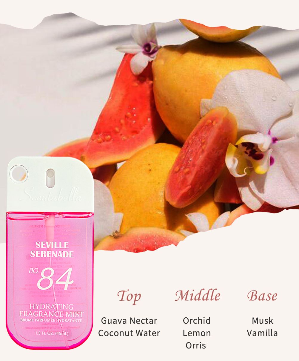 4 Scents Travel-Size Body & Hair Fragrance Mist (1.5 fl oz) - Long-Lasting Fruity & Floral Fragrance for Women, Dates & Gifts New Era Fashion LLc