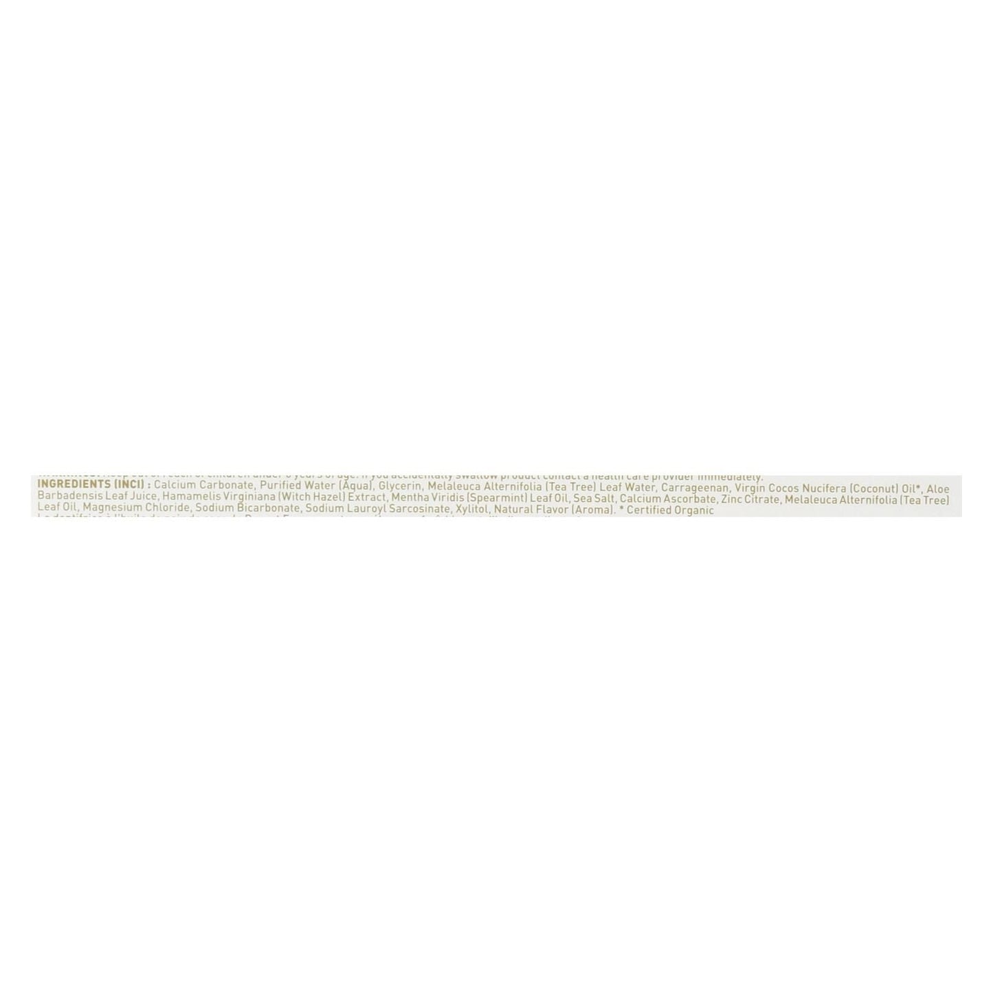 Desert Essence - Coconut Oil Toothpaste - Mint - 6.25 Oz New Era Fashion LLc