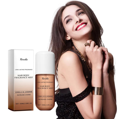 Roxelis Vanilla Jasmine Fragrance Spray, Behind The Ears Neck Wrist Natural Fresh Fragrance Long-Lasting Fragrance New Era Fashion LLc