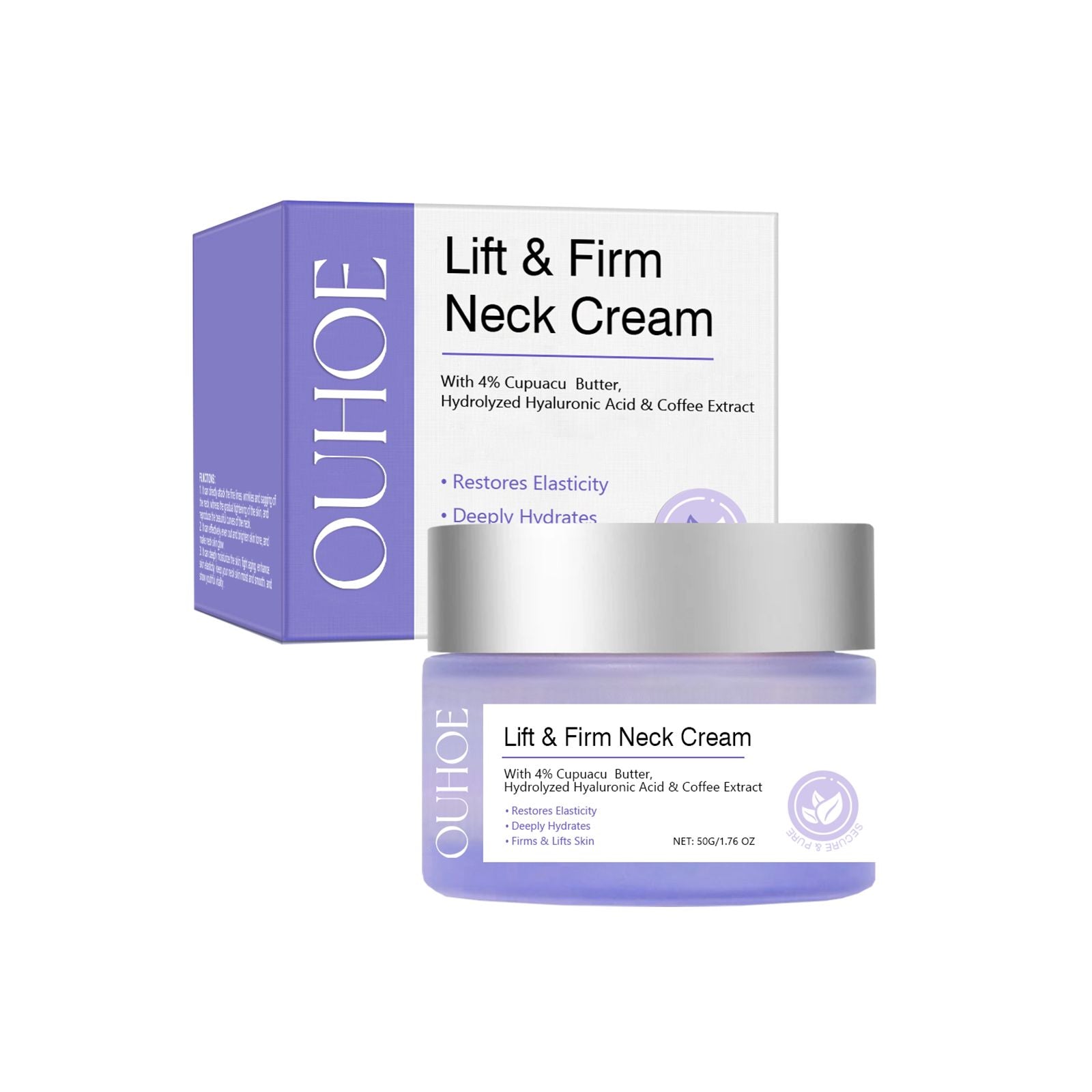 OUHOE Neck Skin Care Cream, Moisturizing And Firming Neck Skin Moisturizing And Refreshing Skin Care Cream New Era Fashion LLc