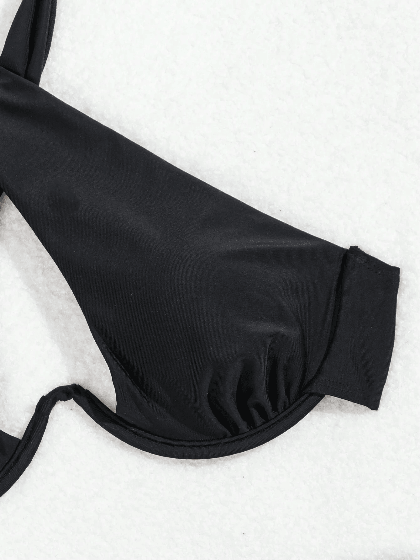 Women's black sexy  two-piece quick-dry fabric bikini swimwear New Era Fashion LLc