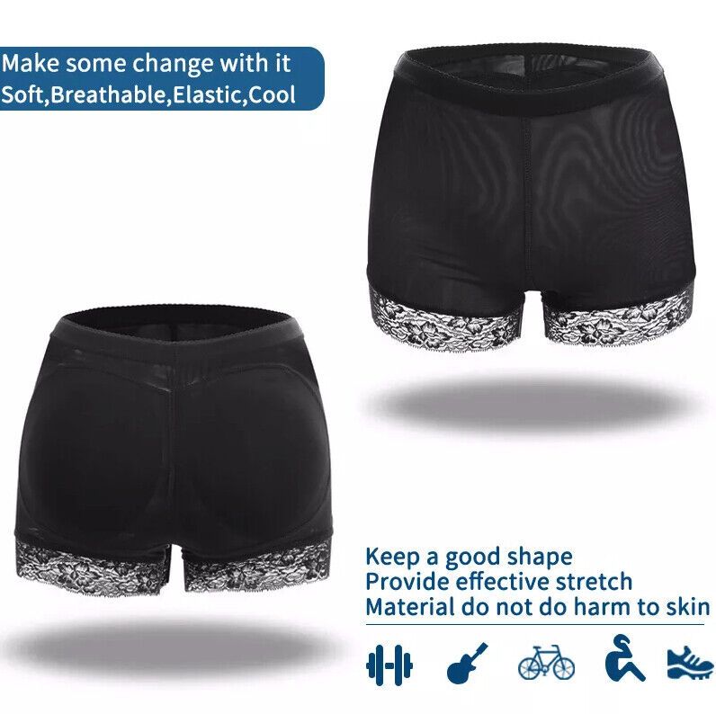 Booty Shaper Padded Underwear Panty Women's FAKE ASS Butt Lifter & Hip Enhancer New Era Fashion LLc