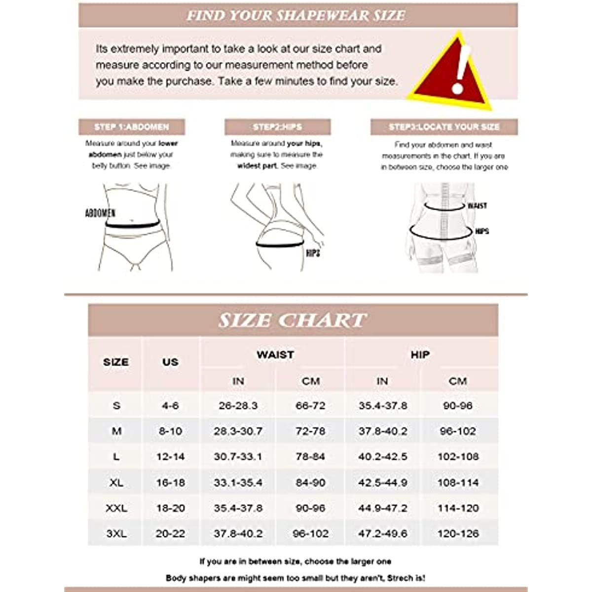 Shapewear for Women Seamless Firm Triple Control Faja Plus Size Thigh Slimmer Tummy Control Body Shaper New Era Fashion LLc