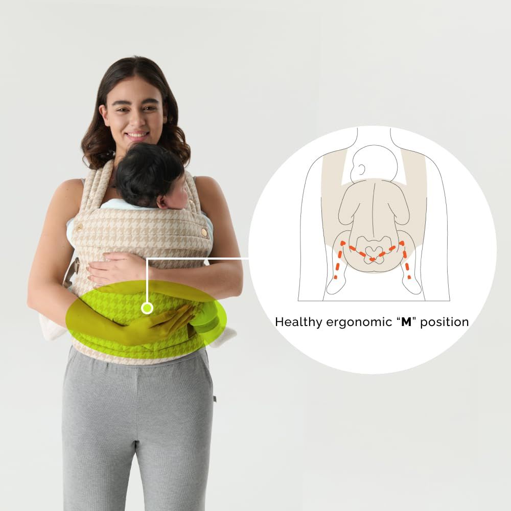 Ergonomic Baby Carrier Newborn to Toddler, Lightweight & Breathable Cotton Infant Carrier for Hands Free Comfort New Era Fashion LLc
