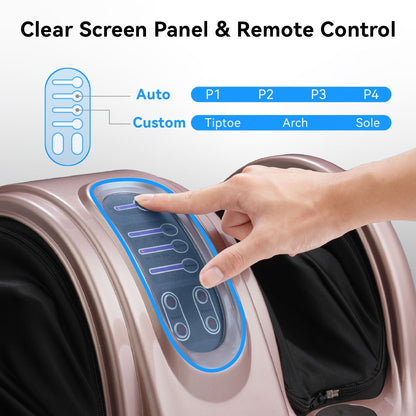 Premium Foot Massager with Remote Control – Deep Kneading and Rolling Massage for Feet, Ankles, Calves, and Legs – Pain Relief & Circulation Boost, Perfect Gift for Men, Women, Parents New Era Fashion LLc