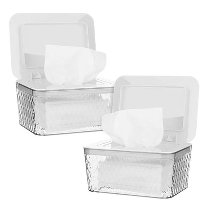 Wipes Dispenser, One-Handed Operation Wipe Holder for Baby & Adult, Seal-Designed Wipes Container for Bathroom Keep Diaper Wipes Fresh New Era Fashion LLc