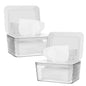 Wipes Dispenser, One-Handed Operation Wipe Holder for Baby & Adult, Seal-Designed Wipes Container for Bathroom Keep Diaper Wipes Fresh New Era Fashion LLc